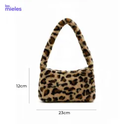 Bolso estampado de guepardo