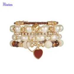 Set 5 pulsos marrón