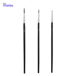 Set de 3 pinceles finos