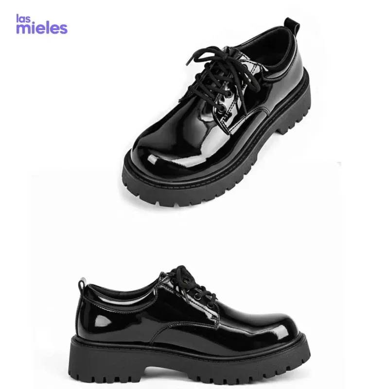 Zapatos De vestir Negro Brillante