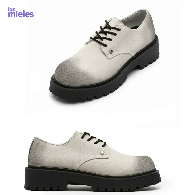 Zapatos Derby Gris
