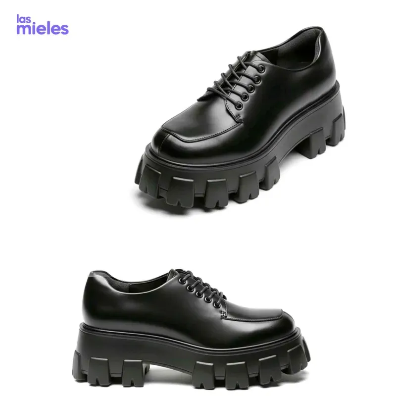 Zapatos negros de plataforma