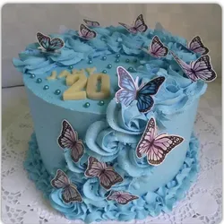 Cake  Mariposas de colores