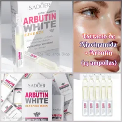 Ampollas de Niacinamida + Arbutin (máxima concentración) contiene 15 ampollas