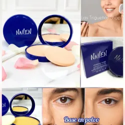 Base en polvo con espejo y mota