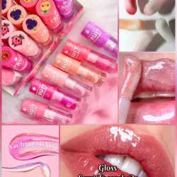 Gloss Labial Semi Escarchado