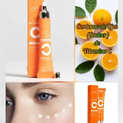 ✨ Contorno de Ojos (Sadoer) de Vitamina C+ Niacinamida✨️