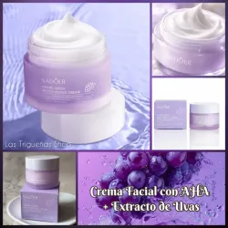 Crema Facial con AHA + Extracto de Uvas