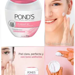 CREMA FACIAL PONDS SÚPER ACLARANTE CON NIACINAMIDA (B3)🤩