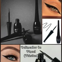 Delineador de pincel (plástico)