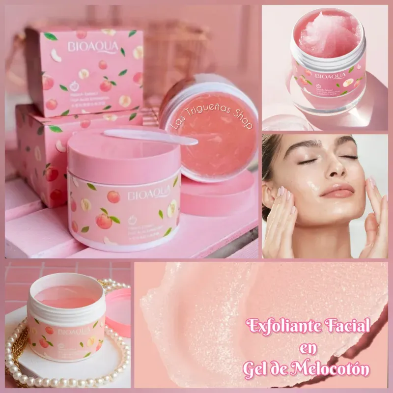 Exfoliante Facial en Gel de Melocotón