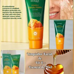 Limpiador Facial De Vitamina E+ Extracto de Miel