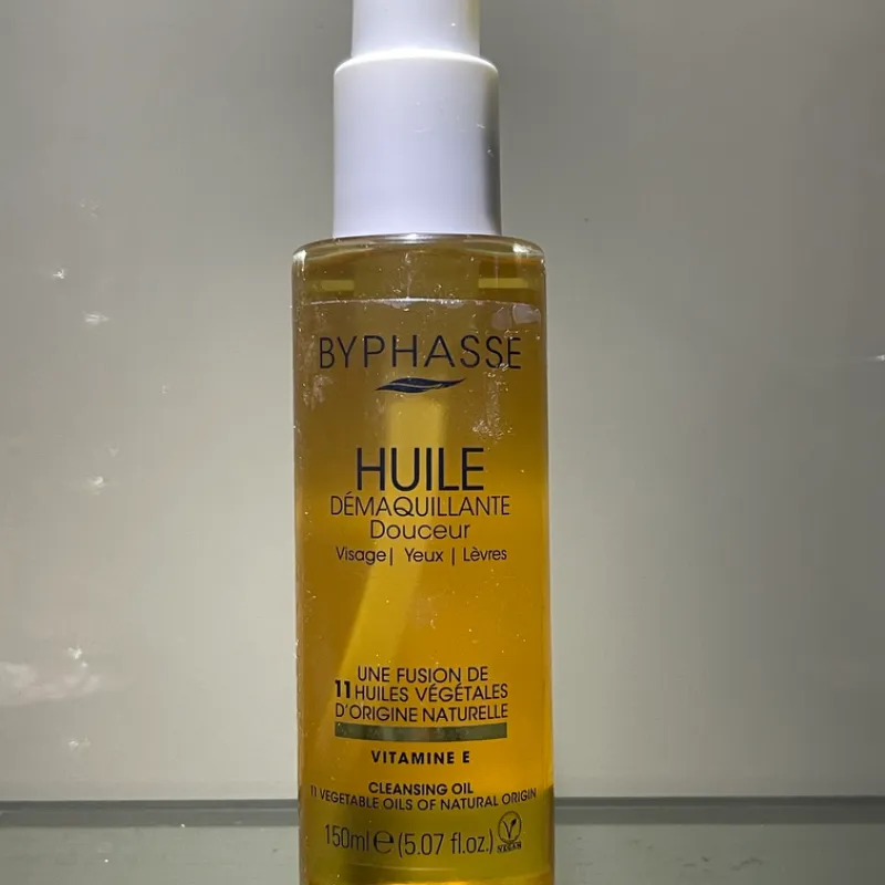 Aceite limpiador desmaquillante para ojos y rostro