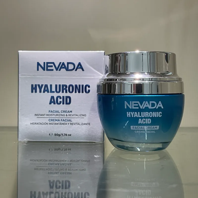 Crema facial de ácido hialurónico 