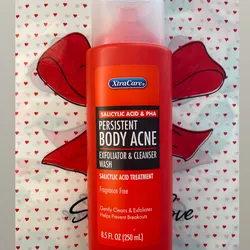 Gel corporal de ácido salicílico exfoliante y limpiador