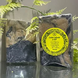 Jabón natural de carbón activado y miel 🍯