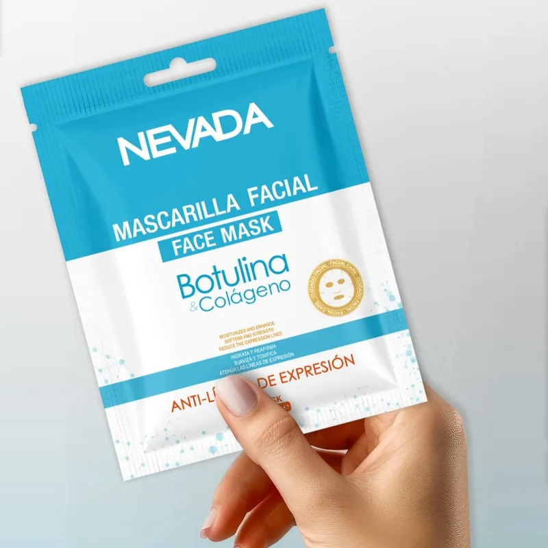 Mascarilla de colágeno y botulina