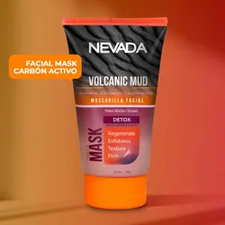 Mascarilla facial Carbón activado/ Minerales volcánicos 