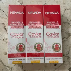 Mascarilla hidroplástica peel-off de colágeno y caviar