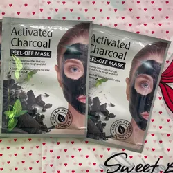 Mascarillas peel off carbón activado