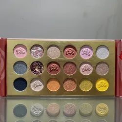 Paleta de 18 tonos de sombras