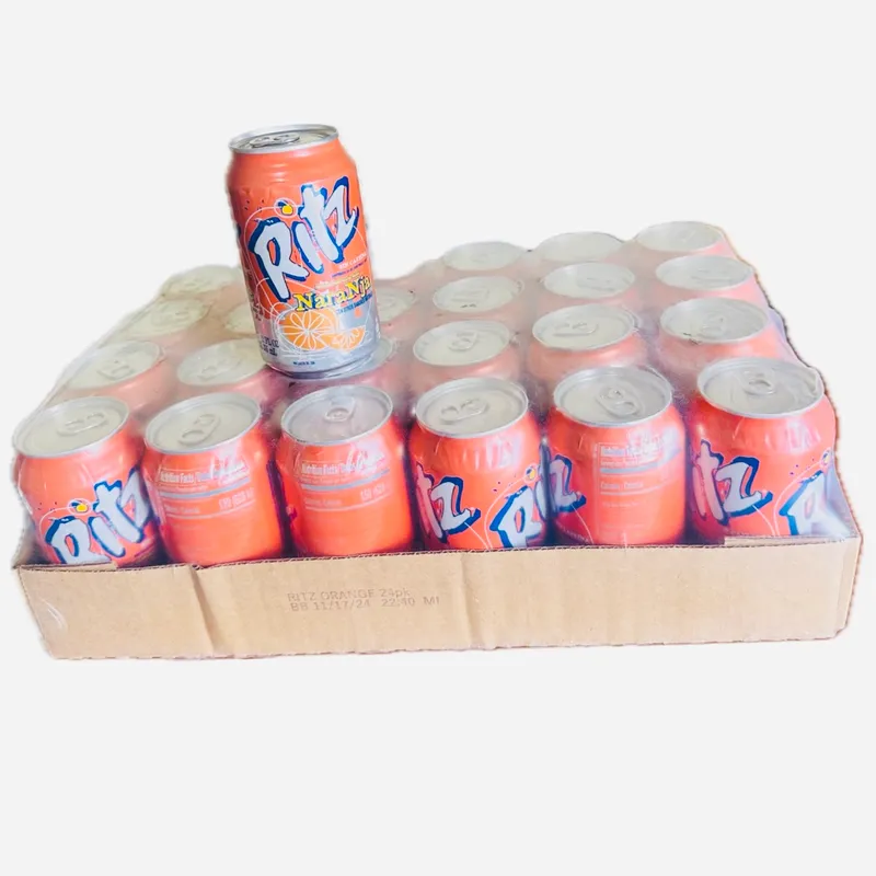 Caja refresco Ritz Naranja.