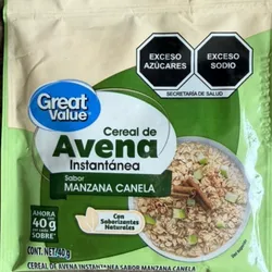 Avena Instantánea de manzana y canela