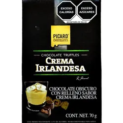 Chocolate Picard con Relleno de Crema Irlandesa