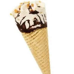 Cono de Helado sabor Chocolate y Vainilla