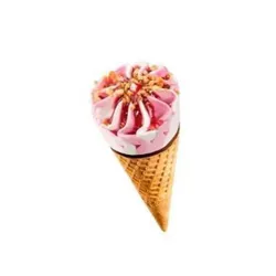 Cono de Helado sabor Fresa