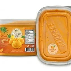 Helado sabor Naranja Piña(280ml)