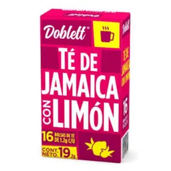 Te de Jamaica con Limón