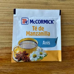 Té de manzanilla con anís