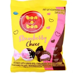Bon o Bon de Fresa y Chocolate 