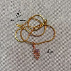 Cadena serpiente dorada (inoxidable)