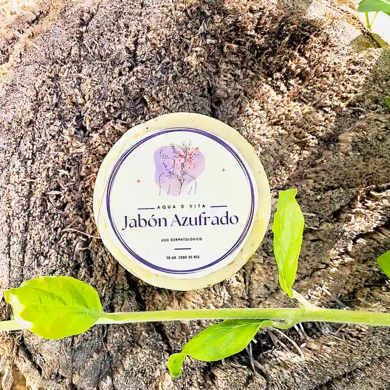 Jabón azufrado y cebo de res