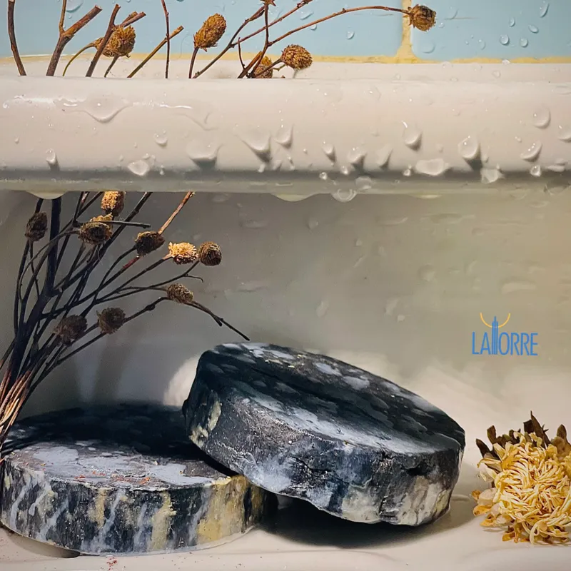 Jabón de carbón activado y sábila: