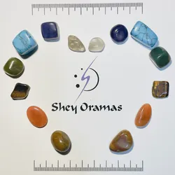 Juego de 7cuarzos para cada chakra