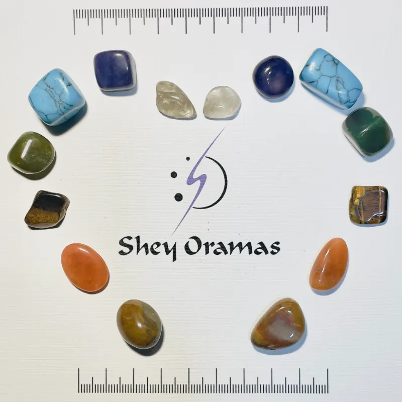 Juego de 7cuarzos para cada chakra