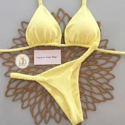 biquini amarillo