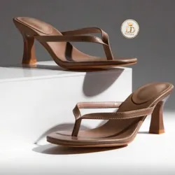 Tacones carmelitas