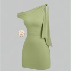 vestido verde claro