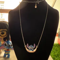 Cadena Stitch con luna 💙