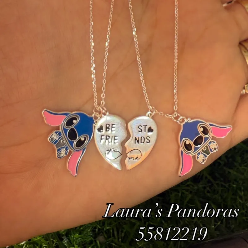 Juego de cadenas Stitch Best Friends 
