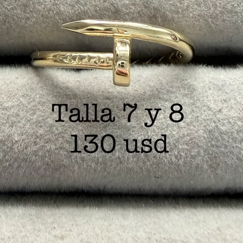 Anillo Clavo Cartier oro 10 k