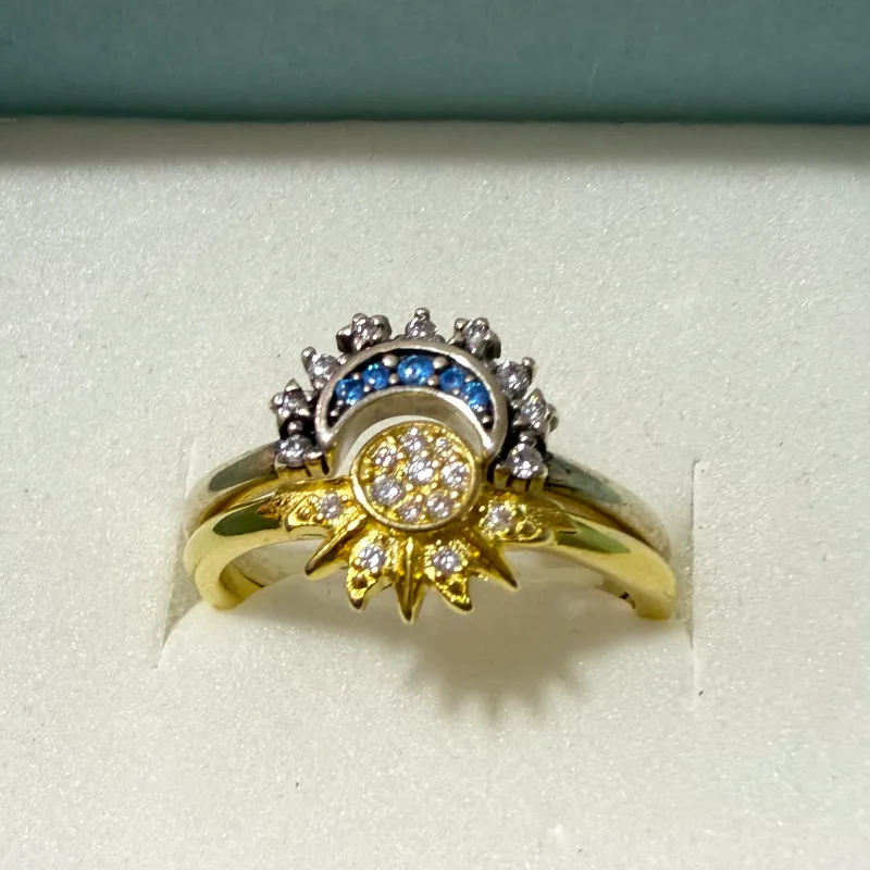 Anillo sol luna 