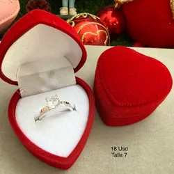 Anillo solitario talla 7