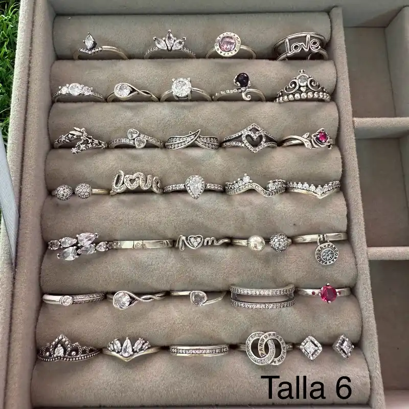 Anillos Pandora talla 6