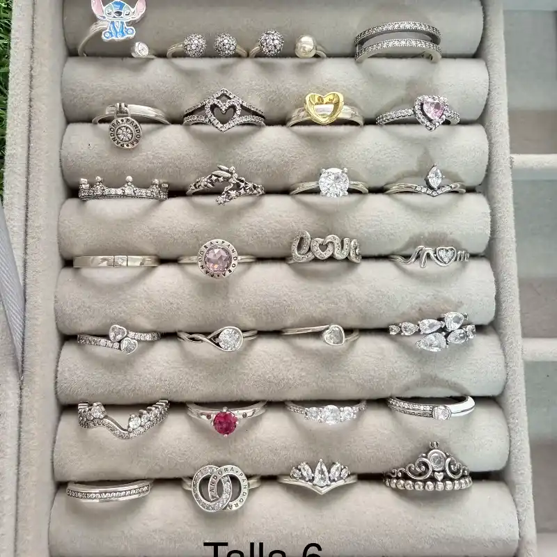 Anillos Pandora talla 6