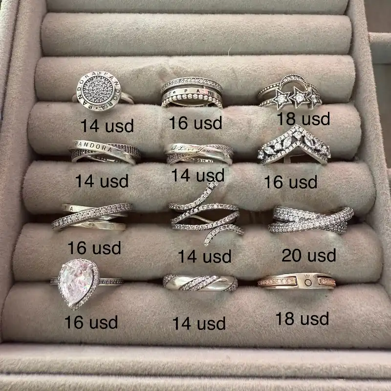 Anillos Pandora talla 6
